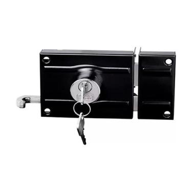 Imagem de Fechadura União Mundial de Sobrepor Preta 010S0600