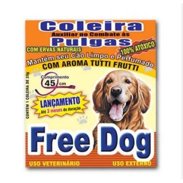 Imagem de Coleira Freedog FreeCat Natural Antipulgas Pet Cachorro Gato Anti Pulg