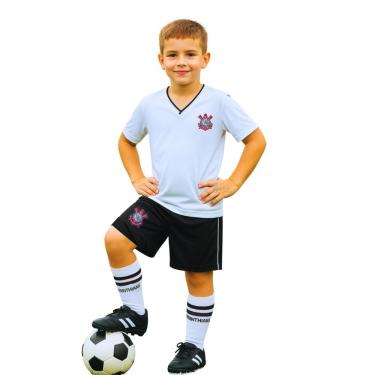 Imagem de Conjunto Infantil Corinthians Uniforme Dry Oficial