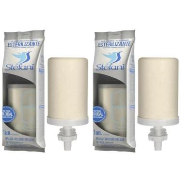 Imagem de Kit com 2 Vela Antibactericida para Filtro De Barro Tripla Ação São Jo