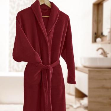 Imagem de Roupão Microfibra Adulto Kimono Attuale Vermelho, Vermelho, M