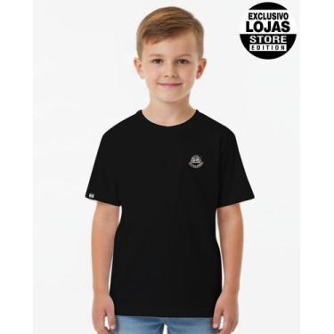 Imagem de Camisa Infantil Cyclone Dif Comfort Label, Preto, 12