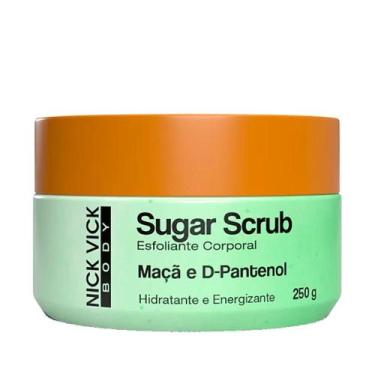 Imagem de Esfoliante Corporal Sugar Scrub Nick Vick Body Maça Verde 250g - NICKV