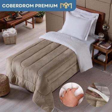 Imagem de Coberdrom Solteiro Sherpa Dupla Face Extra Macio Toque Aveludado Premi