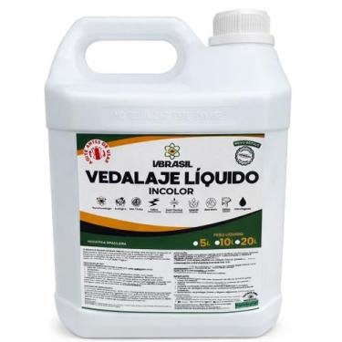 Imagem de Veda Laje Líquido 5 Litros Selante Impermeabilizante Vbrasil