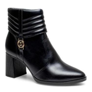 Imagem de Bota Dakota Feminina Cano Curto Salto Bloco Médio D2161-Feminino