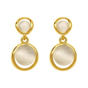 Imagem de Brinco de Noiva Madrinha Dourado Luxuoso Elegante Festa - VALLEN ACESS