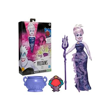 Imagem de Disney Princess Figura Villains Boneca de 28 cm com Roupas Removíveis - Úrsula - F4564 - Hasbro, Multicolorido