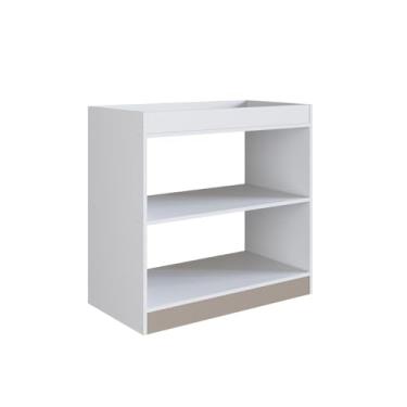 Imagem de Trocador De Fraldas Balcão Infantil Bebê Meu Fofinho Branco