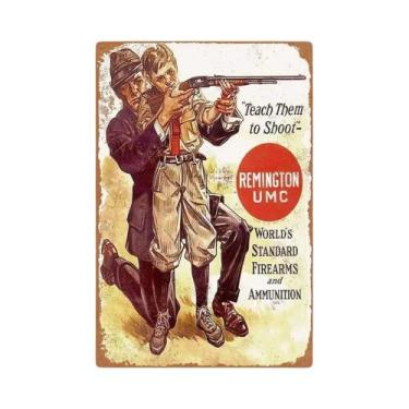 Imagem de Placa De Metal Retrô Winchester Colts Para Decoração De Parede, Sinal 