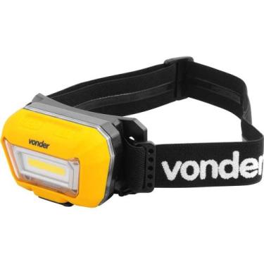 Imagem de Lanterna de LED Para Cabeça, Recarregável, LED Cob, LCV 300, Vonder