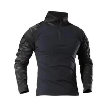 Imagem de Camiseta Tática De Manga Longa Camuflada Para Homens, Respirável, Para