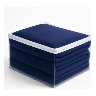 Imagem de Kit 3 Saco Organizador Closet Edredon Cobertor C/ Ziper - Congratulati