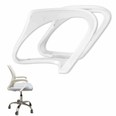 Imagem de Braços de Cadeira Escritorio Ergometrico Confortavel Par Apoio Resistente Trabalho Casa Estudo Home Office