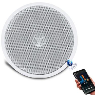 Imagem de 1 Caixa  Som Ambiente Bluetooth  Ativa Embutir Gesso - ORION