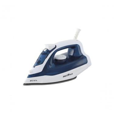 Imagem de Ferro de Passar a Seco e a Vapor Britânia BFV187AAZ 1200W Base Antiaderente Azul 220V
