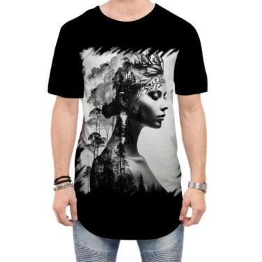Imagem de Camiseta Longline Pesca Rainha da Floresta Nórdica 4, P
