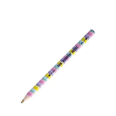 Imagem de Lápis de Cor Tamanho Jumbo Rainbow -Pastel - Tris