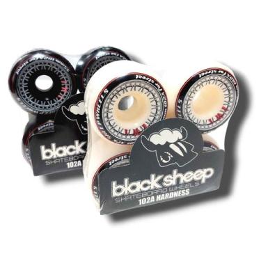 Imagem de Roda de Skate Black Sheep Rancing Wheels 55mm 102A, Branco