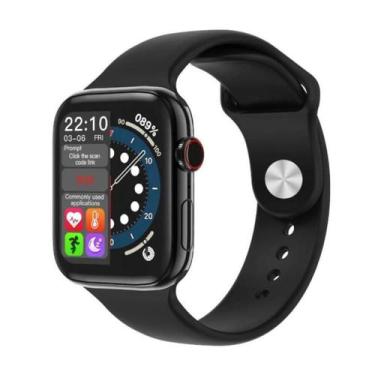 Imagem de Smartwatch W28 Pro Preto Tela Infinita 45mm Induçao Nfc Original Lança