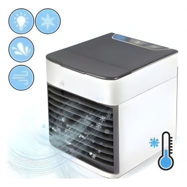 Imagem de Mini Ar Condicionado Portátil 3 em 1 com Umidificador e Purificador de Ar Ciclo Frio US...