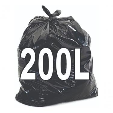 Imagem de Saco para Lixo 200 Litros Resistente para Descarte em Polietileno de Baixa Densidade Us...