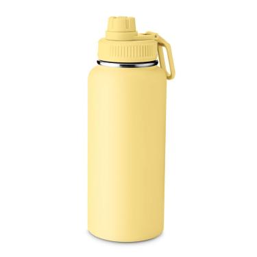 Imagem de Garrafa Térmica com Alça e Bico 960ML para Bebidas em Aço Inox com Parede Dupla Isolada...