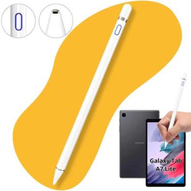 Imagem de Caneta Touch para Galaxy Tab A7 Lite T220 T225 Recarregável Ponta Fina