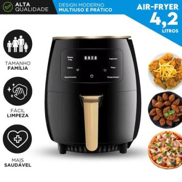 Imagem de Fritadeira Elétrica 4,2 Litros 1500W 127v Air Fryer Digital Sem Óleo T