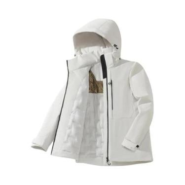 Imagem de Jaqueta De Fleece Impermeável Unissex Para Inverno, À Prova De Vento, 