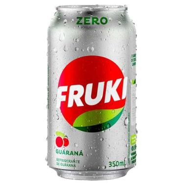 Imagem de Refrigerante Fruki Guaraná Lata 350ml Zero Açucar Sem Glúten