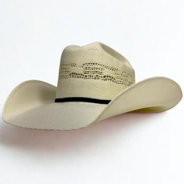 Imagem de Chapéu Lone Star Banda Couro Cowboy Pride Aba 11 Country New, Palha, 5