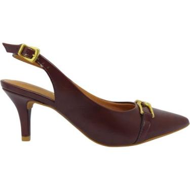 Imagem de Sapato Scarpin Feminino Casual Social Dia a Dia Passeio Trabalho Salto