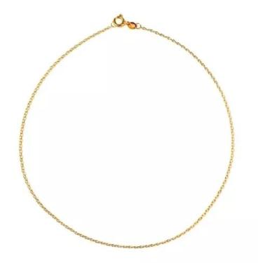 Imagem de Tornozeleira Lisa Em Ouro 18k + Nota Fiscal Comprimento 23cm - MISSXL 