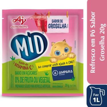 Imagem de Refresco Em Pó Mid Sabor Groselha 20G - MID®