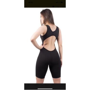 Imagem de Macacão preto Fitnes para academia - TAM: 40-42 - Linha fitnes