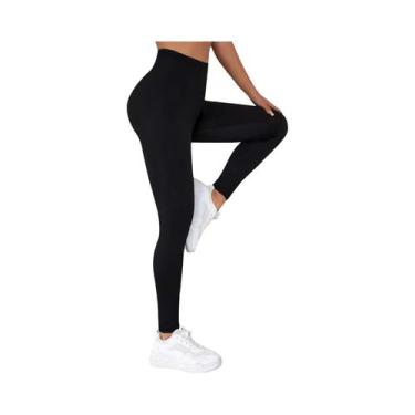 Imagem de Leggings Femininas De Alta Elasticidade Super Macias, Não Transparente