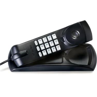Imagem de Telefone com Fio Intelbras Tc20, Funções Flash, Tom,  Rediscar, Teclado Luminoso, Preto - 4090401