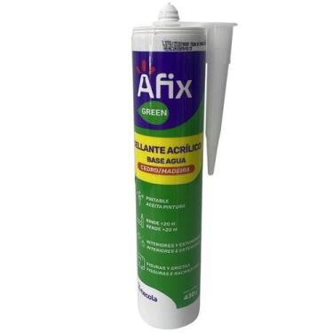 Imagem de Selante Acrílico base Água Madeira Afix 430g, MADEIRA, ÚNICO