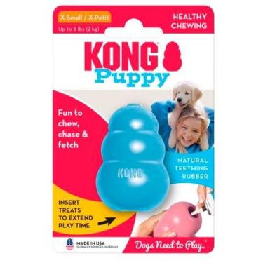 Imagem de Brinquedo recheavel mordedor pet kong puppy small cães