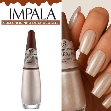 Imagem de Kit De Esmaltes Impala Nova Coleção Cacau Cheirinho De Chocolate, Ops,