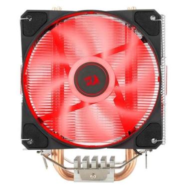 Imagem de Cooler Redragon Tyr Led Vermelho 120mm Intel-amd Preto Cc-9104r