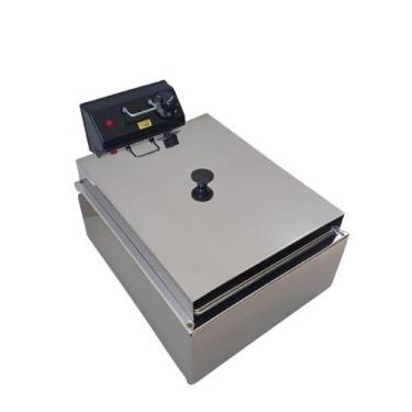 Imagem de Fritadeira elétrica 6 litros profissional inox Com Tampa - Magfryer In