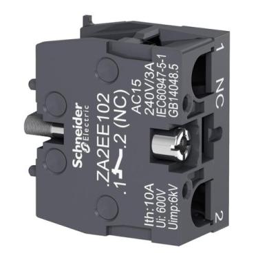 Imagem de Bloco Contato Auxiliar 1nf Para Botões Xa2e Schneider 600v