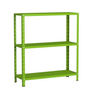Imagem de Estante EAF007008 sem Porta 3 Prateleiras Aço 80CM Verde