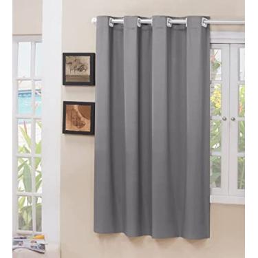 Imagem de Cortina Blackout Tecido Cinza 1,40x1,50 Janela Porta
