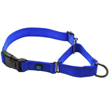 Imagem de (Large, BLUE) - Max and Neo Nylon Martingale Collar - We Donate a Collar to a Dog Rescue for Every Collar Sold