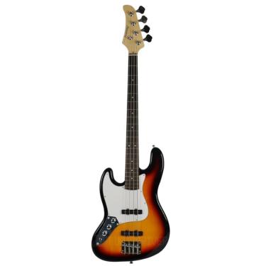 Imagem de Baixo para Canhoto Passivo Strinberg Jazz Bass 4C JBS40SB LH