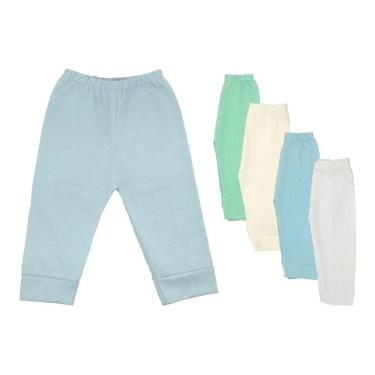 Imagem de Kit 10 Pçs Calça Mijão Culote Bebê Pé Aberto Menino