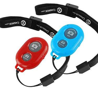 Imagem de CamKix Controle remoto para obturador de câmera com tecnologia sem fio Bluetooth – Pacote com 2 – Crie fotos e vídeos incríveis com as mãos livres – Funciona com a maioria dos smartphones e tablets (iOS e Android)